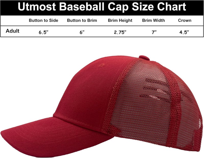 Utmost Structured Baseball Cap with Adjustable Closure - Performance Hat for Outdoor Activities - Image 4